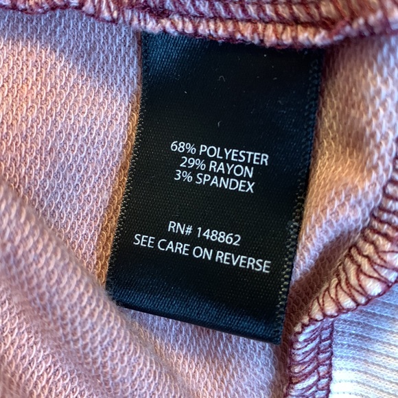 Torrid Off-Shoulder Sweatshirt Lightweight French Terry Tie Dye W-153 Plus Sz 2X - Picture 8 of 10